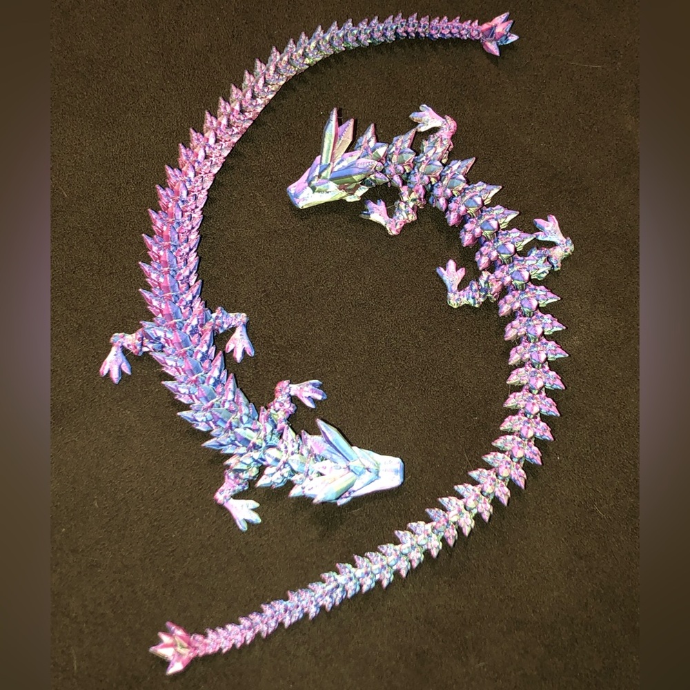 3D Printed Crystal Dragon - Picture 3 of 8